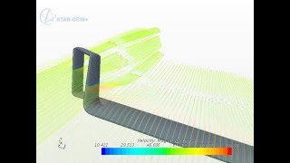 Spiroid Winglet Simulation  StarCCM [upl. by Nedrob]