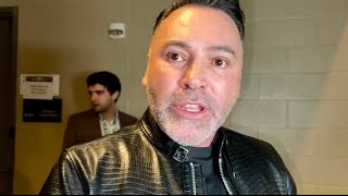 Oscar De La Hoya REACTS to Ryan Garcia KO win over Duarte and WHATS NEXT for Ryan [upl. by Oilla]