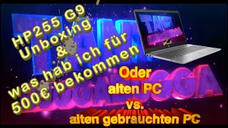 HP255 G9 amp was hab ich für 500€ bekommen oder alten PC Vs alten gebrauchten PC [upl. by Eelirrem]