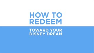 How to Redeem Disney Rewards Dollars with Disney® Visa® Credit Card [upl. by Calendre]