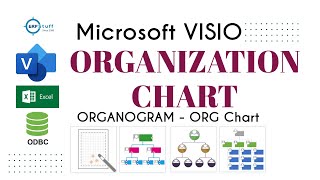 Organization Charts Manual amp Dynamic Creation with Microsoft Visio and Excel [upl. by Bonacci]