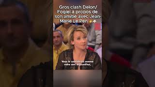 Gros clash AlainDelon Fogiel à propos de son amitié avec JeanMarie Le Pen ⚡️🌩️ delon lepen [upl. by Lyrpa]