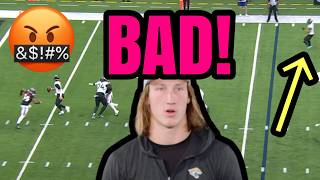 Trevor Lawrence stinks again Jaguars vs Texans Film Study [upl. by Mauro]