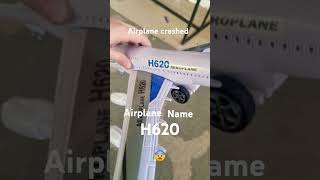 Airplane H620 crashed 😨 [upl. by Nahtan]