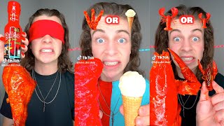 Best Spiciest Foods By Luke Did That  Food amp Asmr Compilation by Vine Planet✔ [upl. by Dorella]