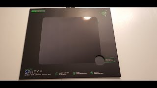 UNBOXING NEW RAZER SPHEX V3 ULTRA THIN GAMING MOUSE MATSize LARGE [upl. by Penrose]