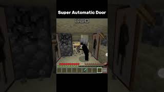 Super automatic Door minecraft short virlshort tranding IMTechno TechnoGamerzOfficial [upl. by Bailie850]