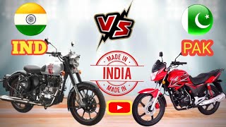 India VS Pakistani Top 10 Best Selling Bikes 2024Indian Bikes VS Pakistani Bikes Coparis [upl. by Barrett]