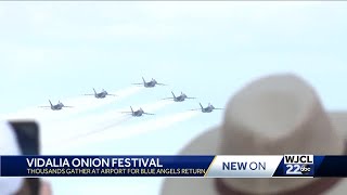 Blue Angels put on dazzling display for those attending Vidalia Onion Festival [upl. by Lourie]