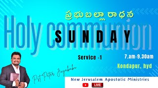 NJAM  LIVE Sunday Holy Communion 1st Service  01 NOV 2024 peterjayababugaru [upl. by Arnuad936]