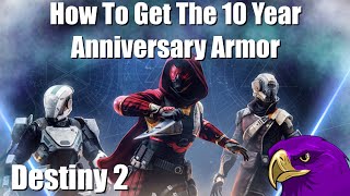 How To Get The 10 Year Anniversary Armor  Destiny 2  All Cayde Stash Locations [upl. by Crofoot]