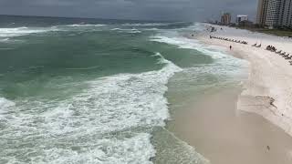 WAVE SOUNDS FROM NAVARRE BEACH NAVARRE FL [upl. by Kieffer903]