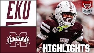 Eastern Kentucky Colonels vs Mississippi State Bulldogs  Full Game Highlights  ESPN CFB [upl. by Narual]