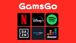 Come risparmiare sugli abbonamenti Netflix Amazon Disney ecc con Gamsgo [upl. by Llennej]