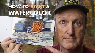 How to Start a Watercolor [upl. by Charteris]