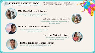 Webinar  De tierra a mar Explorando los estudios de invertebrados y protistas en Argentina [upl. by Enitselec275]