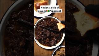 🇬🇾Guyanas National Dish😋Pepperpot w oxtail lamb amp beef brisket season 2 guest culture [upl. by Rudman]