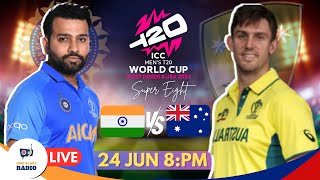 India vs Australia 50th Match Live  Live Score amp Commentary  IND vs AUS Live  T20 World Cup [upl. by Llimaj]