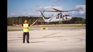 Lidostā “Rīga” atklāj heliportu  Heliport Opening at Riga Airport [upl. by Loughlin]