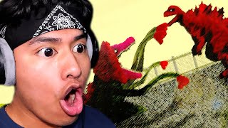 BIOLLANTE FIGHTS AND EATS GODZILLA  The Invasion of Godzilla part 2 [upl. by Aynatal]