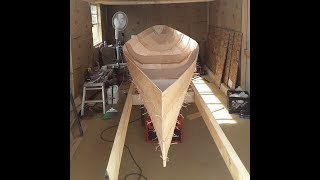 Oxford Wherry Part II Stitching the hull together [upl. by Ellenahs]