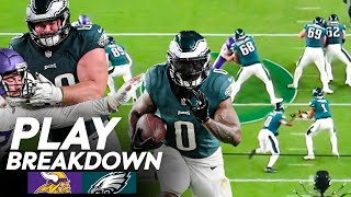 How the Eagles Dominated in the Trenches vs the Vikings [upl. by Notlehs]