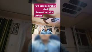 Full service broker And discount service brokerstock investment [upl. by Nnylyar994]