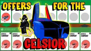 What do people offer for the Celsior October 2023 Roblox Jailbreak [upl. by Eceinhoj24]