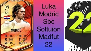 Spurs Sbc Luka Modric Future Icon Madfut 22 Sbc Solution [upl. by Jenine623]