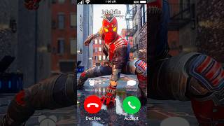 🥷🔥☎️ shorts shortsfeed ringtone call fakecall spiderman callscreen [upl. by Hen249]