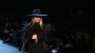 Fashion week Slimane debuts for Saint Laurent [upl. by Nadruoj]