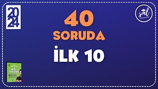 40 SORUDA quotİLK 10quot 2024  AYT Matematik Tekrar Kampı 🚀 [upl. by Ng200]