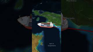 Australia to Thailand cargo ship route 1millionviews history cargoship viralshort [upl. by Onileva]