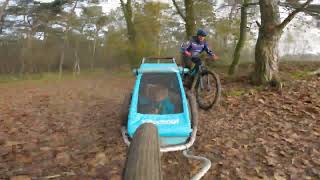 MTB route LDD Croozer 13 nov 2024 timelapse 2 [upl. by Wylen]