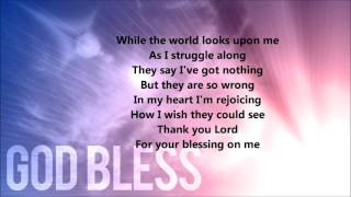 Thank You Lord For Your Blessings On Me Lyrics [upl. by Krueger]