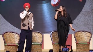 Diljit Dosanjh and Parineeti Chopra Live Singing at Amar Singh Chamkila Trailer Launch [upl. by Jillane]