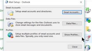 Remove Outlook mailbox from profile [upl. by Waechter]