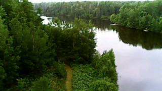 Byhre Lake Fifield Wisconsin Drone Video 4 [upl. by Elenore343]