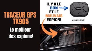 Traceur GPS voiture TKSTAR  essai sur route 2023 [upl. by Allerym]