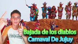 CARNAVAL 2022 JUJUY  quotBAJADA DE LOS DIABLOSquot Reacciono por primera vez [upl. by Terrab]