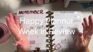 Happy Planner Week in Review [upl. by Isbel]