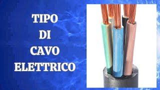 Tipo di cavo Elettrico [upl. by Ailero]