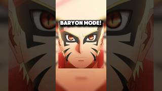 Baryon mode EXPLAINED naruto narutoshippuden anime shorts trending boruto [upl. by Engedi]