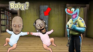 GRANNY vs GRANNY CHAPTER TWO vs THE TWINS Gameplay With Oggy and Jack [upl. by Faruq]