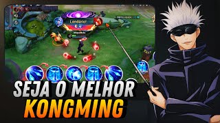 COMO JOGAR DE KONGMING  HEROI PRA SUBIR RANK  HONOR OF KINGS [upl. by Ioyal]