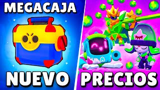 NUEVAS MEGACAJAS Y PRECIOS de LAS NUEVAS SKINS  SNEAK PEEK de BRAWL STARS [upl. by Nylknarf7]