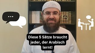 5 nützliche Sätze auf Arabisch  Arabisch Lernen [upl. by Hainahpez6]