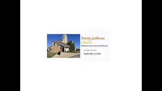 Trinity Lutheran Westlock Sunday Sept 8 2024 [upl. by Agamemnon]