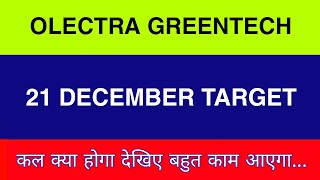 21 December Olectra greentech Share  Olectra greentech Share latest news  Olectra share news [upl. by Revert335]