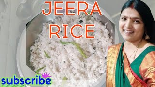 Jeera riceజీరా రైస్ సింపుల్ గా ఇలా చేయండి Restaurant style jeera rice in telugu [upl. by Ellan]